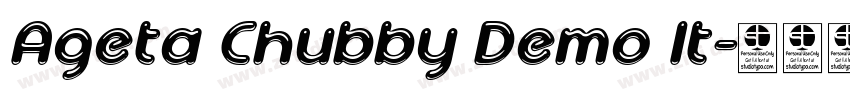Ageta Chubby Demo It字体转换
